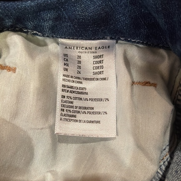 American Eagle Bootcut Denim Jeans size 20Short - Picture 3 of 4